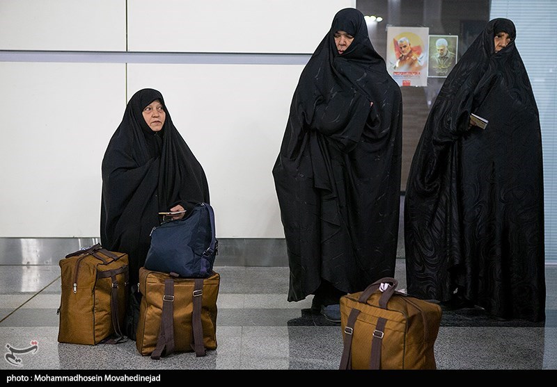 تصاویر: مراسم بدرقه اولین کاروان حجاج ایرانی