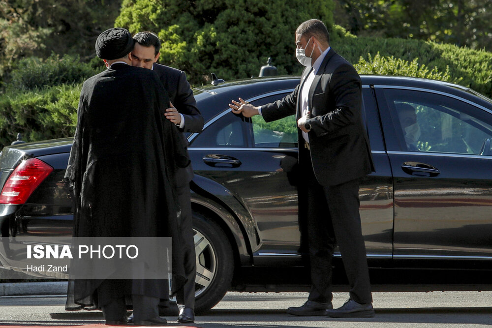 تصاویر: استقبال رسمی از رییس جمهور ترکمنستان