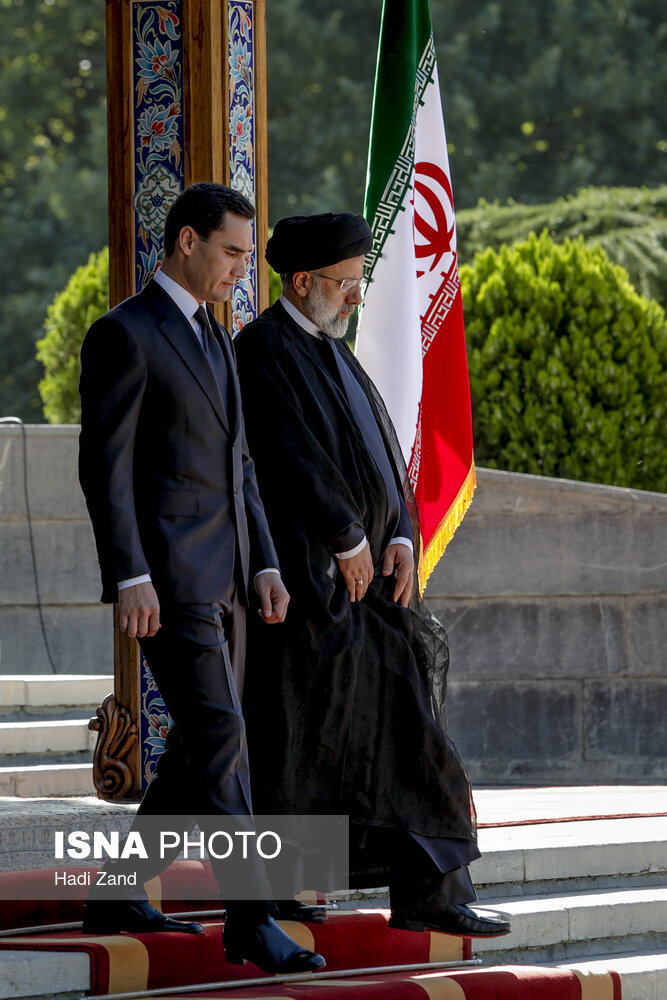 تصاویر: استقبال رسمی از رییس جمهور ترکمنستان