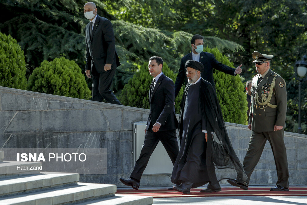 تصاویر: استقبال رسمی از رییس جمهور ترکمنستان