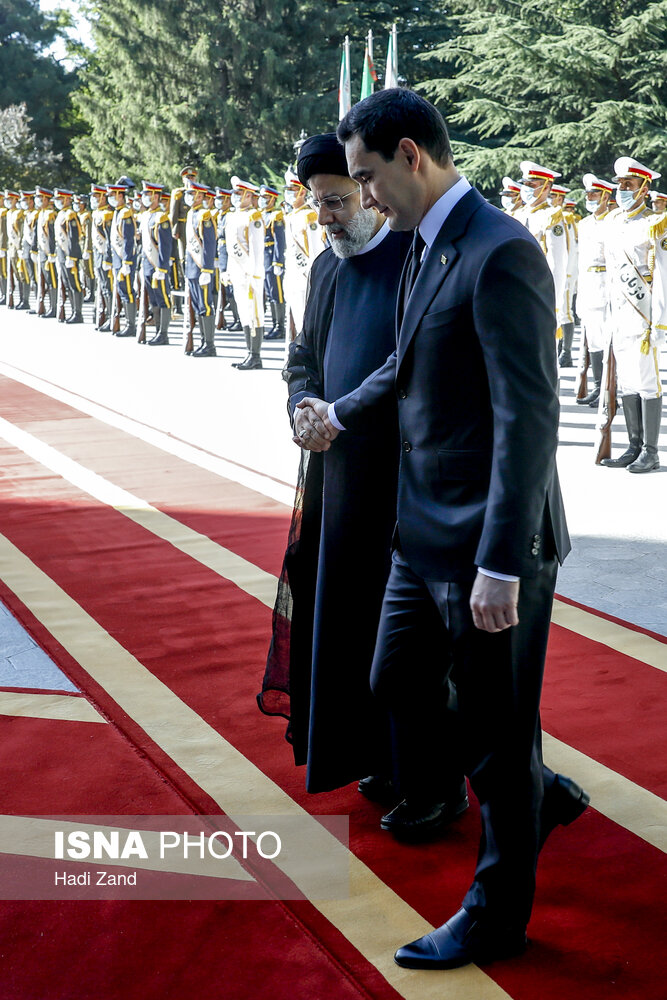 تصاویر: استقبال رسمی از رییس جمهور ترکمنستان