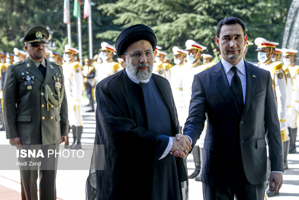 تصاویر: استقبال رسمی از رییس جمهور ترکمنستان