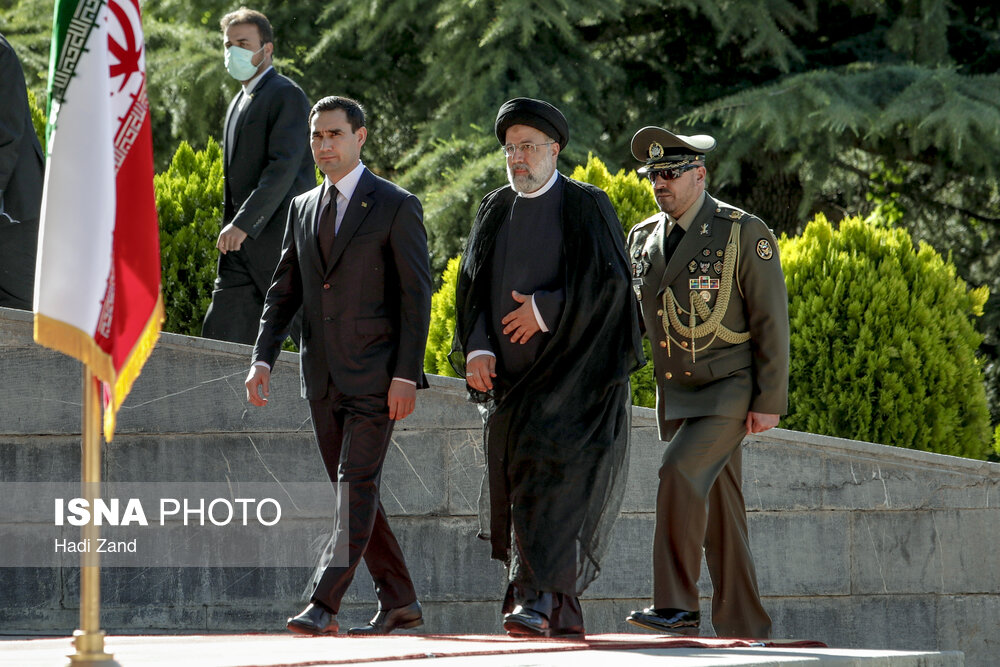 تصاویر: استقبال رسمی از رییس جمهور ترکمنستان