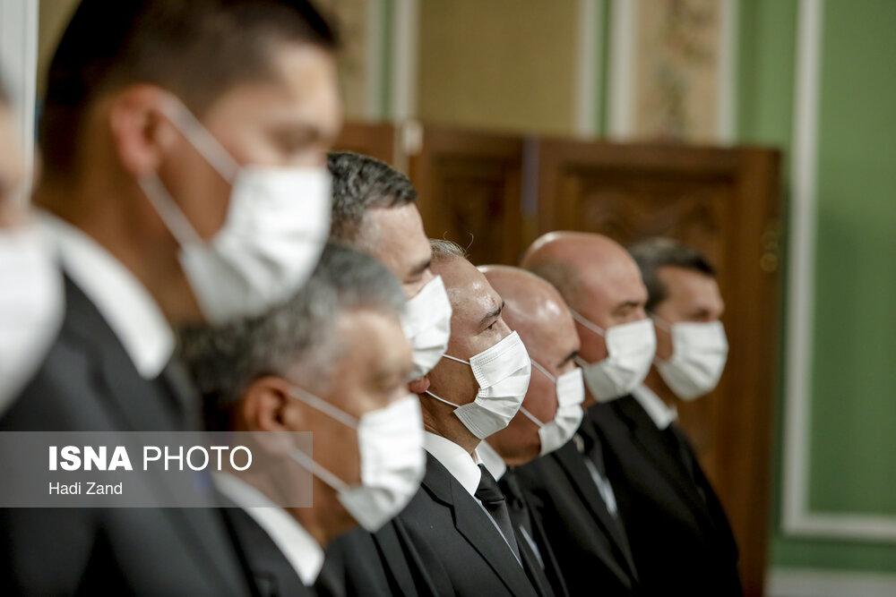 تصاویر: استقبال رسمی از رییس جمهور ترکمنستان