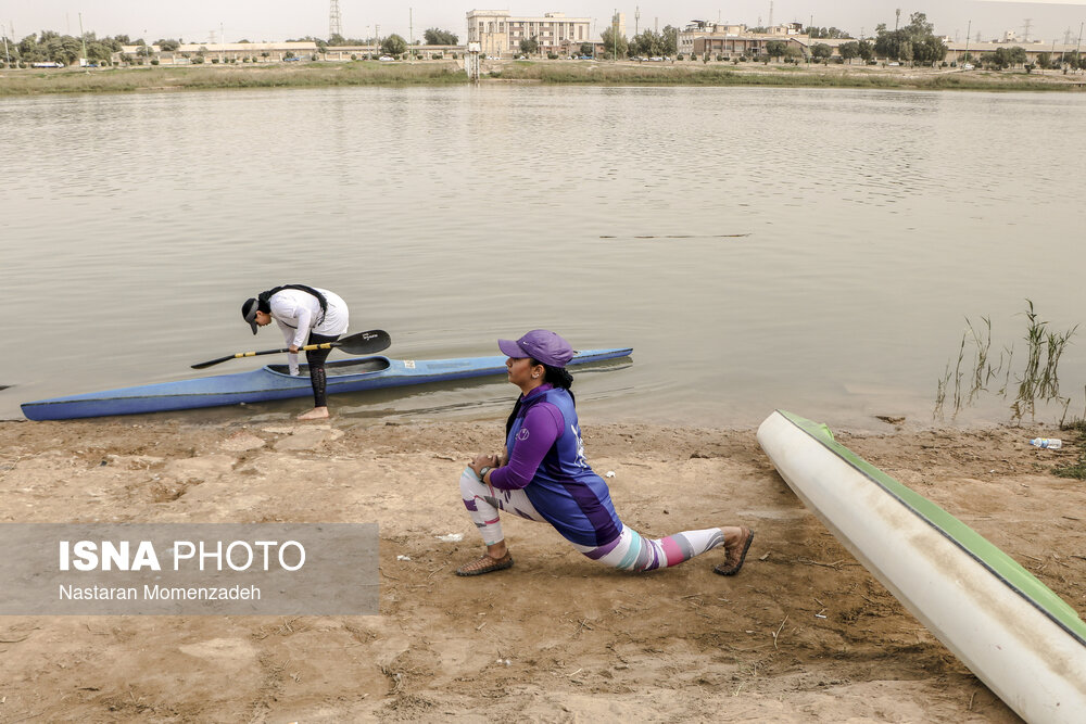 تصاویر: قایقرانی خوزستان در تلاطم