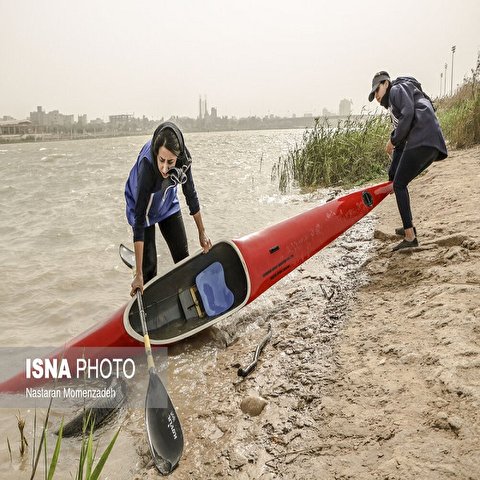 تصاویر: قایقرانی خوزستان در تلاطم