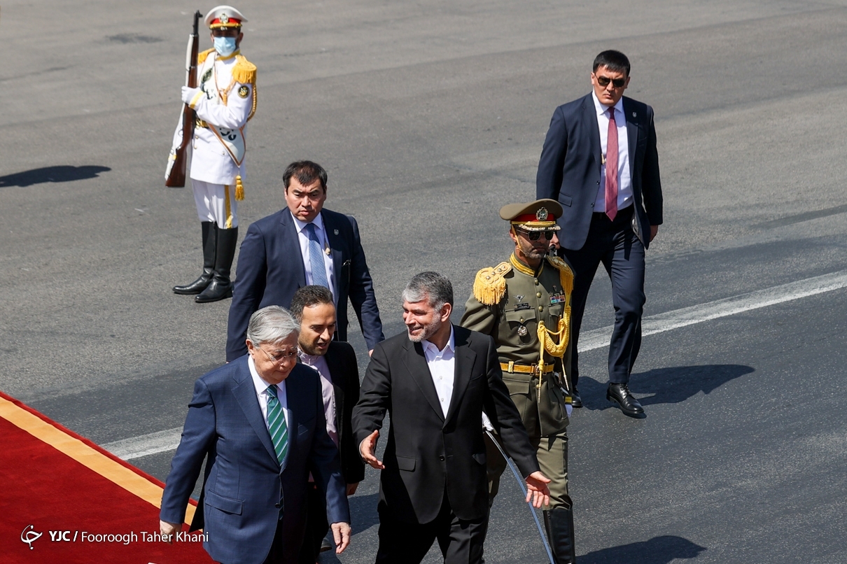 تصاویر: ورود رئیس جمهور قزاقستان به تهران