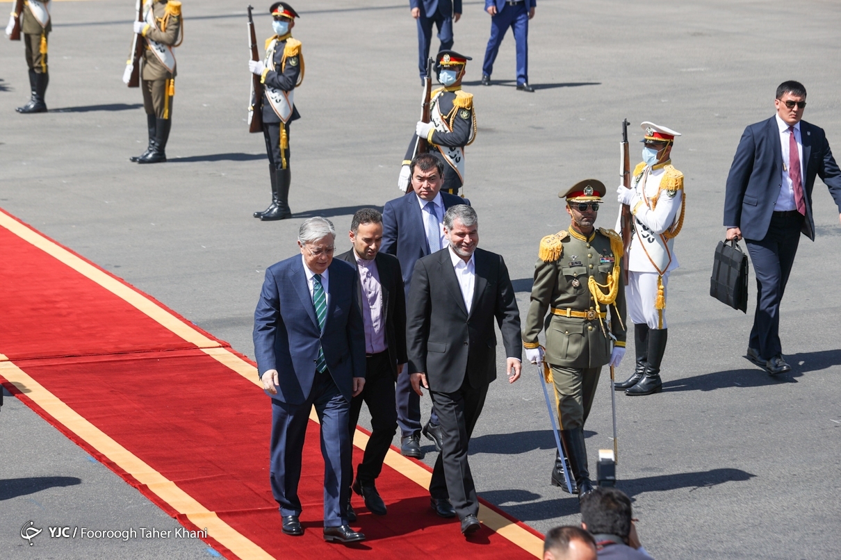 تصاویر: ورود رئیس جمهور قزاقستان به تهران