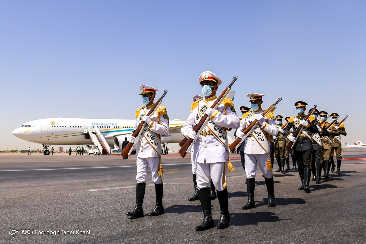 تصاویر: ورود رئیس جمهور قزاقستان به تهران
