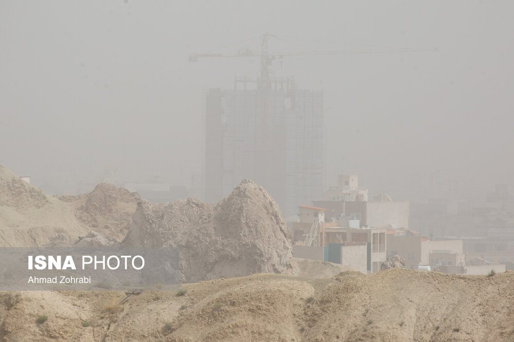 تصاویر: آلودگی شدید هوای شهر قم