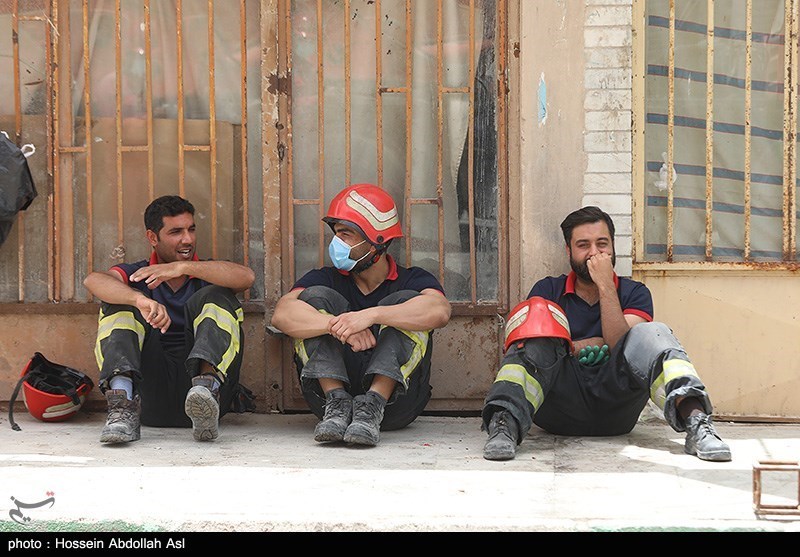 تصاویر: پنجمین روز آواربرداری ساختمان مترو پل