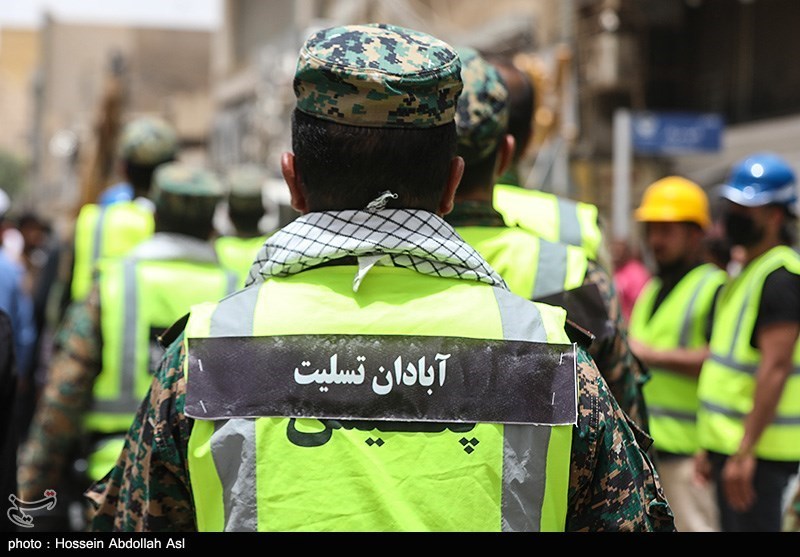 تصاویر: پنجمین روز آواربرداری ساختمان مترو پل