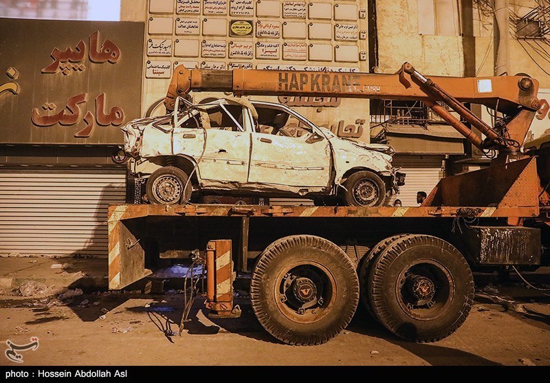 تصاویر: پنجمین روز آواربرداری ساختمان مترو پل