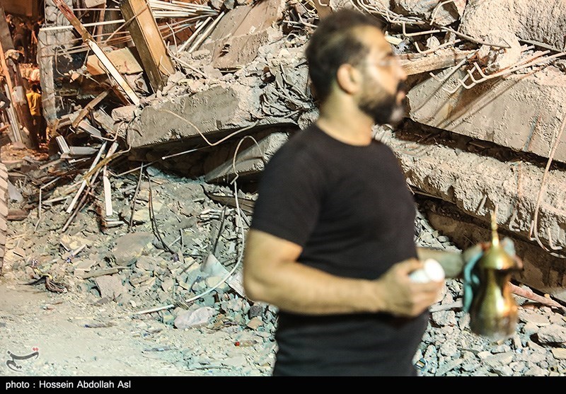 تصاویر: پنجمین روز آواربرداری ساختمان مترو پل