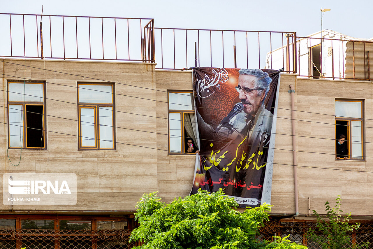 تصاویر: تشییع خالق &laquo;آمدم&zwnj;ای شاه پناهم بده&raquo; در قزوین