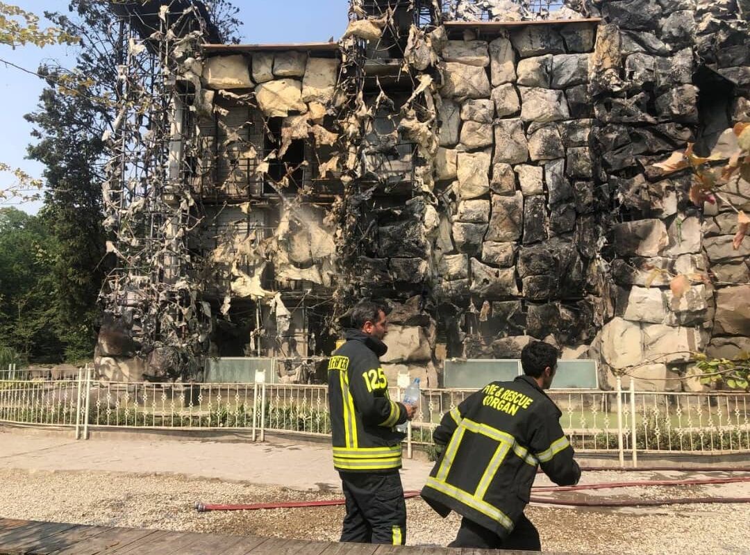 گاز پیک&zwnj;نیکی، آبشار مصنوعی چندین میلیاردی گرگان را به آتش کشید
