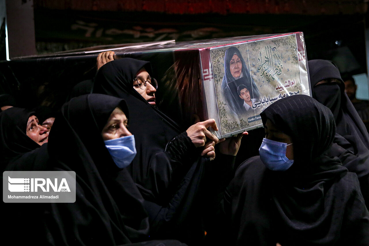 تصاویر: مراسم وداع با پیکر مادر ژاپنی شهید دفاع مقدس