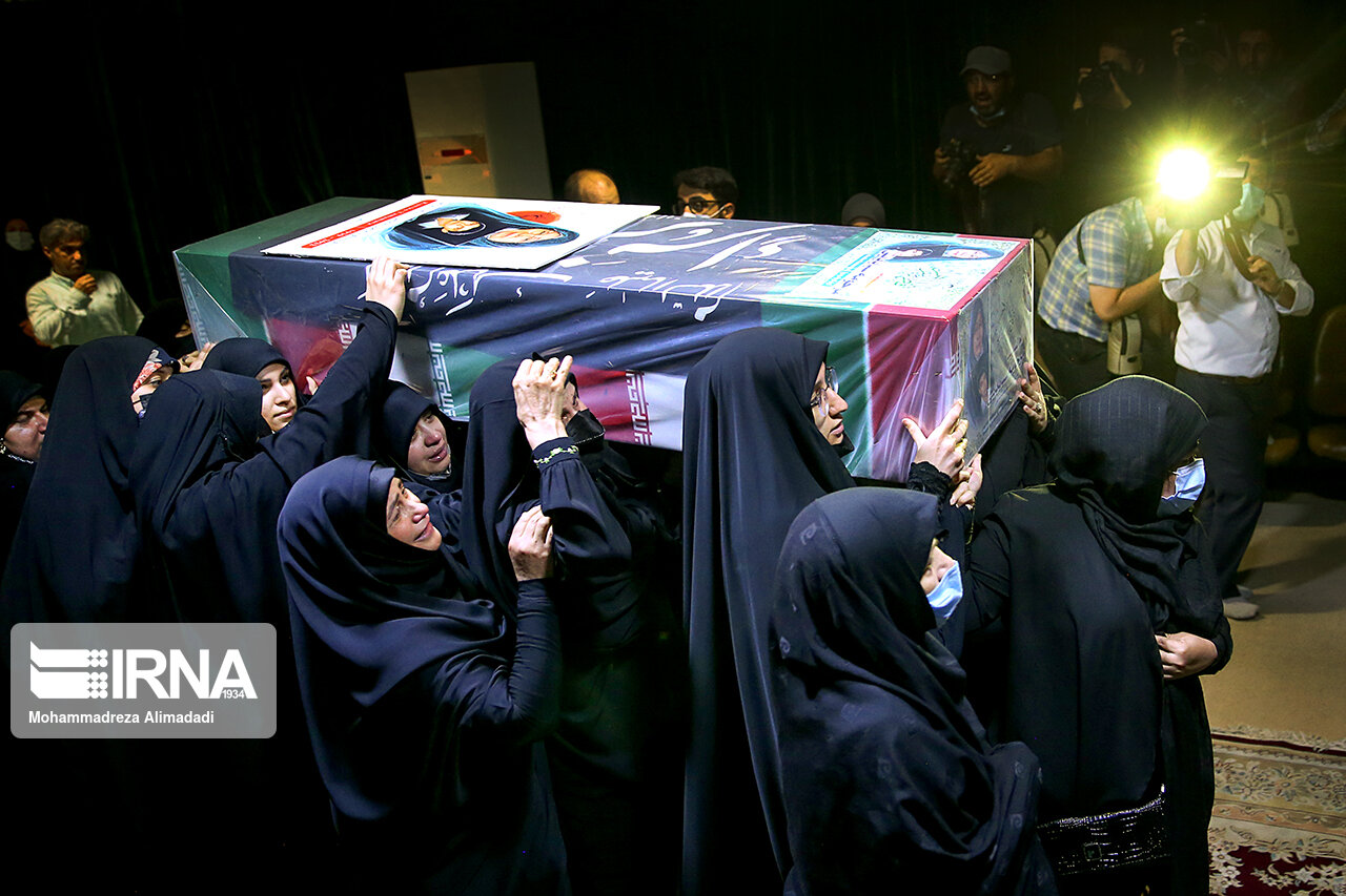 تصاویر: مراسم وداع با پیکر مادر ژاپنی شهید دفاع مقدس