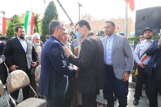 تشییع و خاکسپاری دو شهید گمنام در بانک ملی ایران