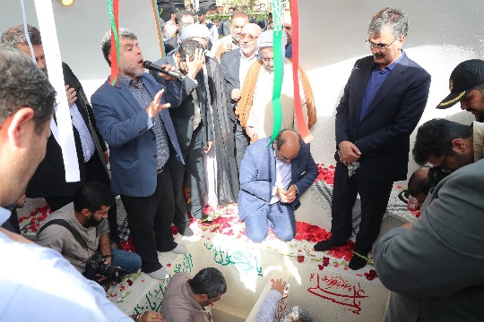 تشییع و خاکسپاری دو شهید گمنام در بانک ملی ایران