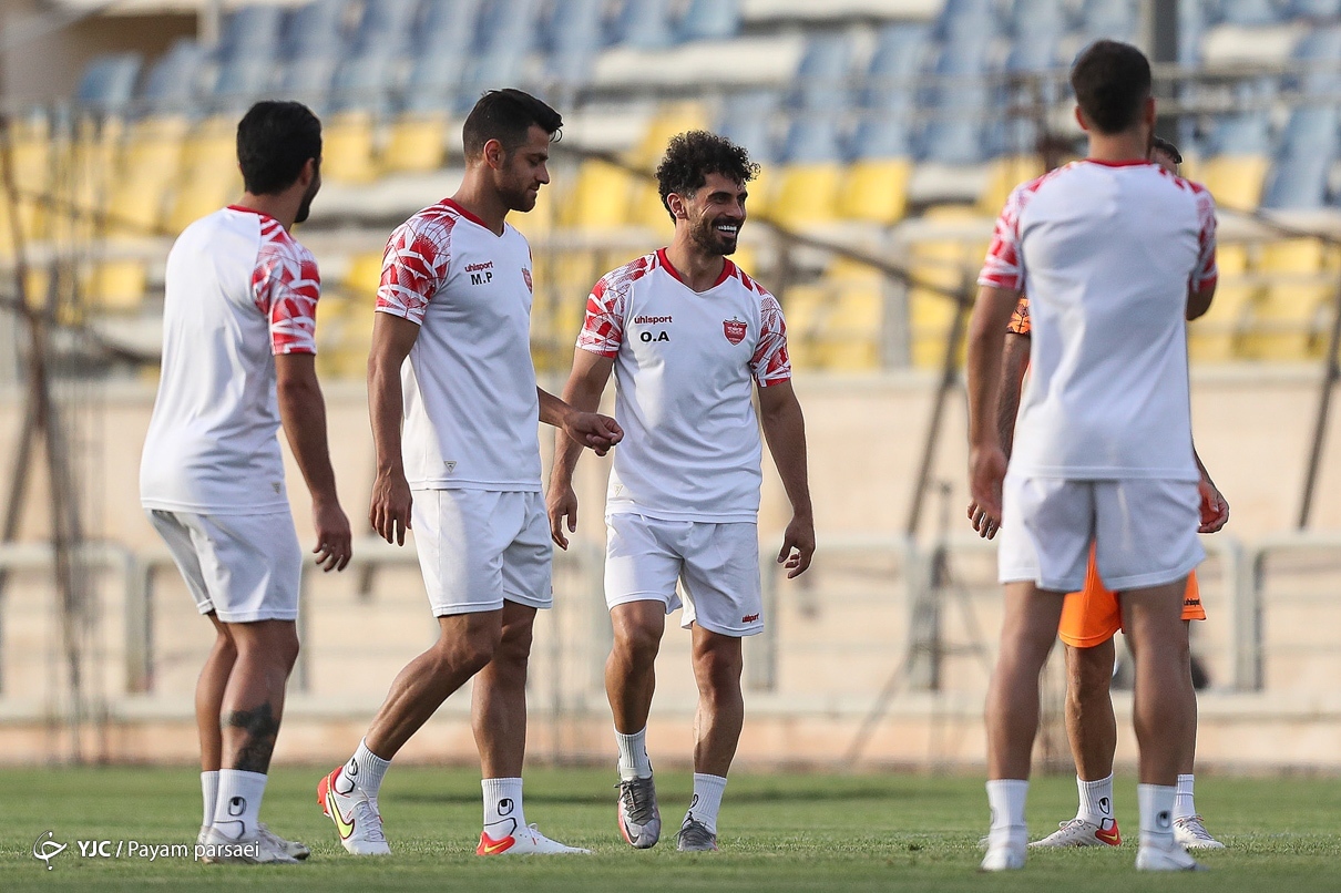 تصاویر: تمرین تیم فوتبال پرسپولیس