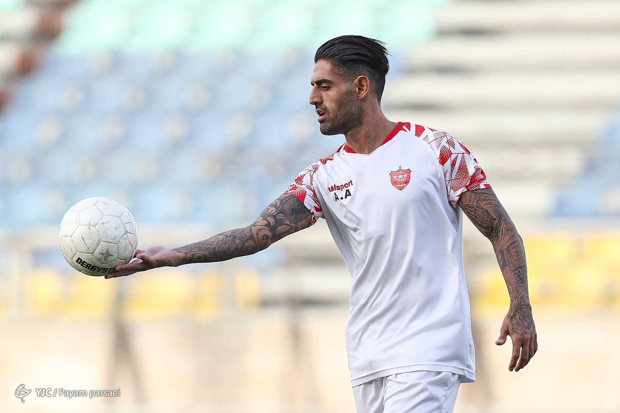 تصاویر: تمرین تیم فوتبال پرسپولیس