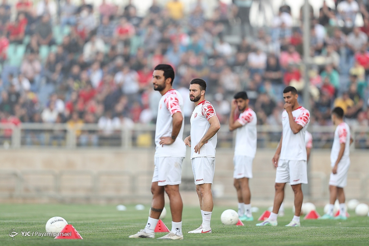 تصاویر: تمرین تیم فوتبال پرسپولیس