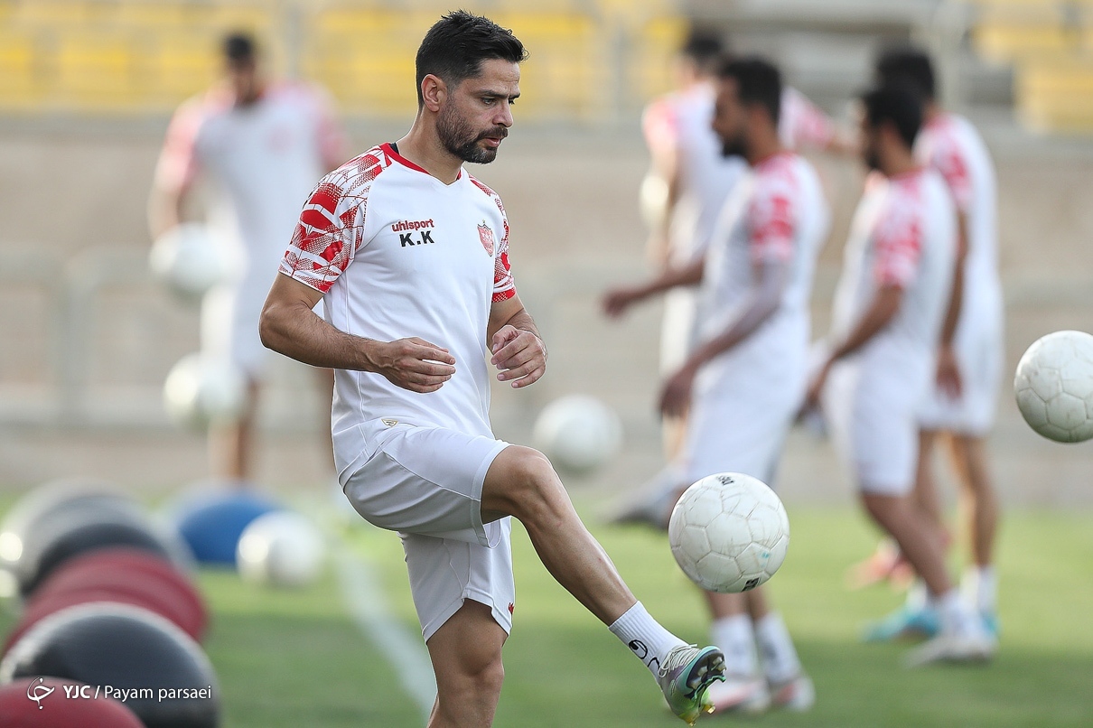 تصاویر: تمرین تیم فوتبال پرسپولیس