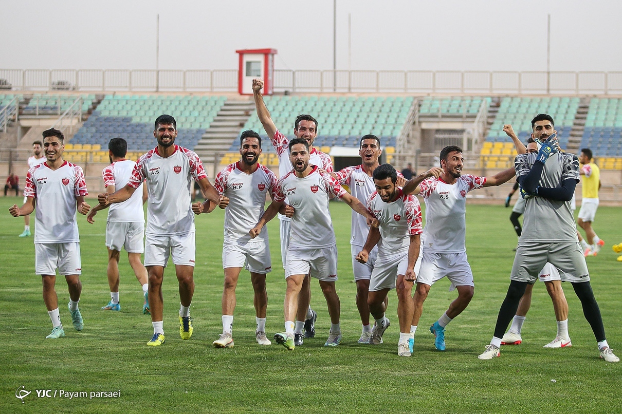 تصاویر: تمرین تیم فوتبال پرسپولیس
