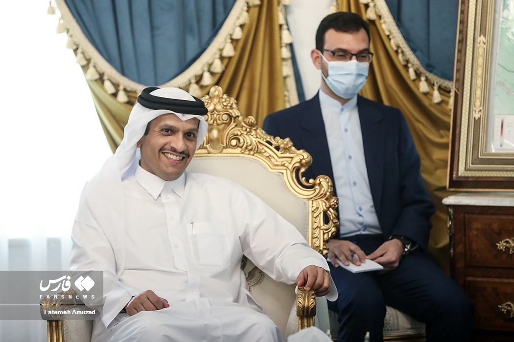 تصاویر: دیدار وزیر امور خارجه قطر با شمخانی