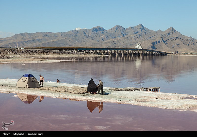 تصاویر: وضعیت قرمز دریاچه ارومیه