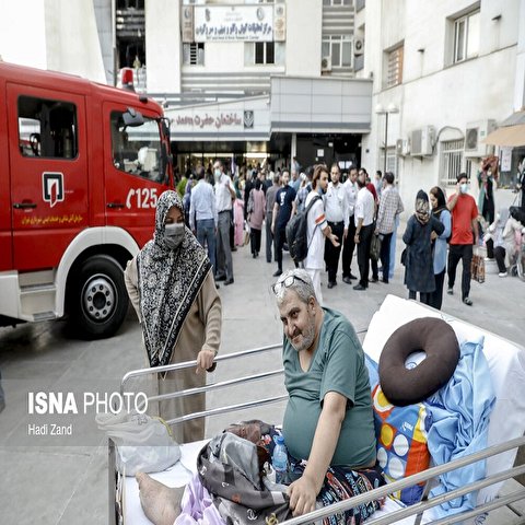 تصاویر: آتش‌سوزی در بیمارستان رسول اکرم(ص) تهران