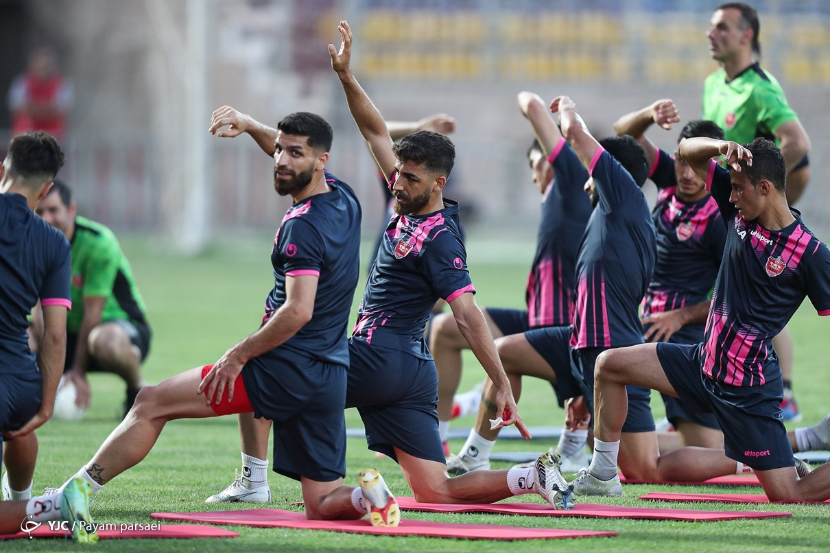 تصاویر: تمرین تیم فوتبال پرسپولیس