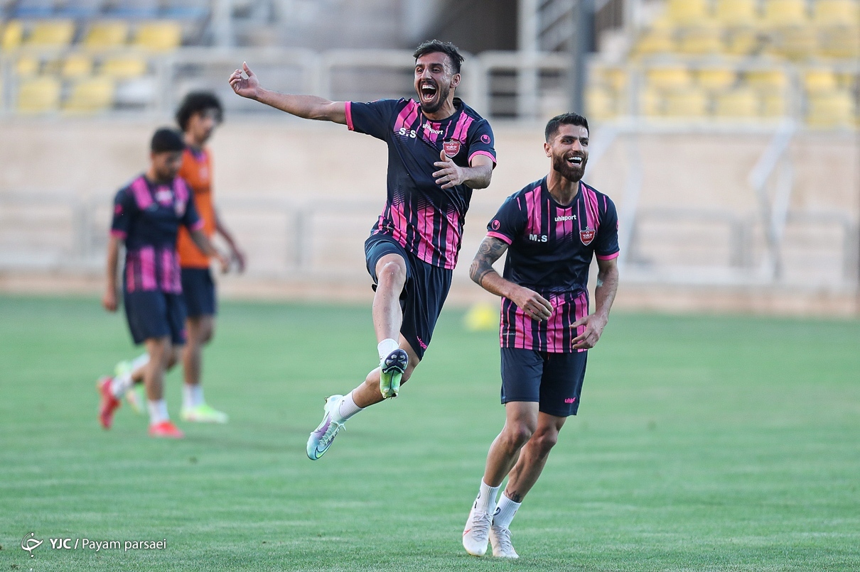تصاویر: تمرین تیم فوتبال پرسپولیس