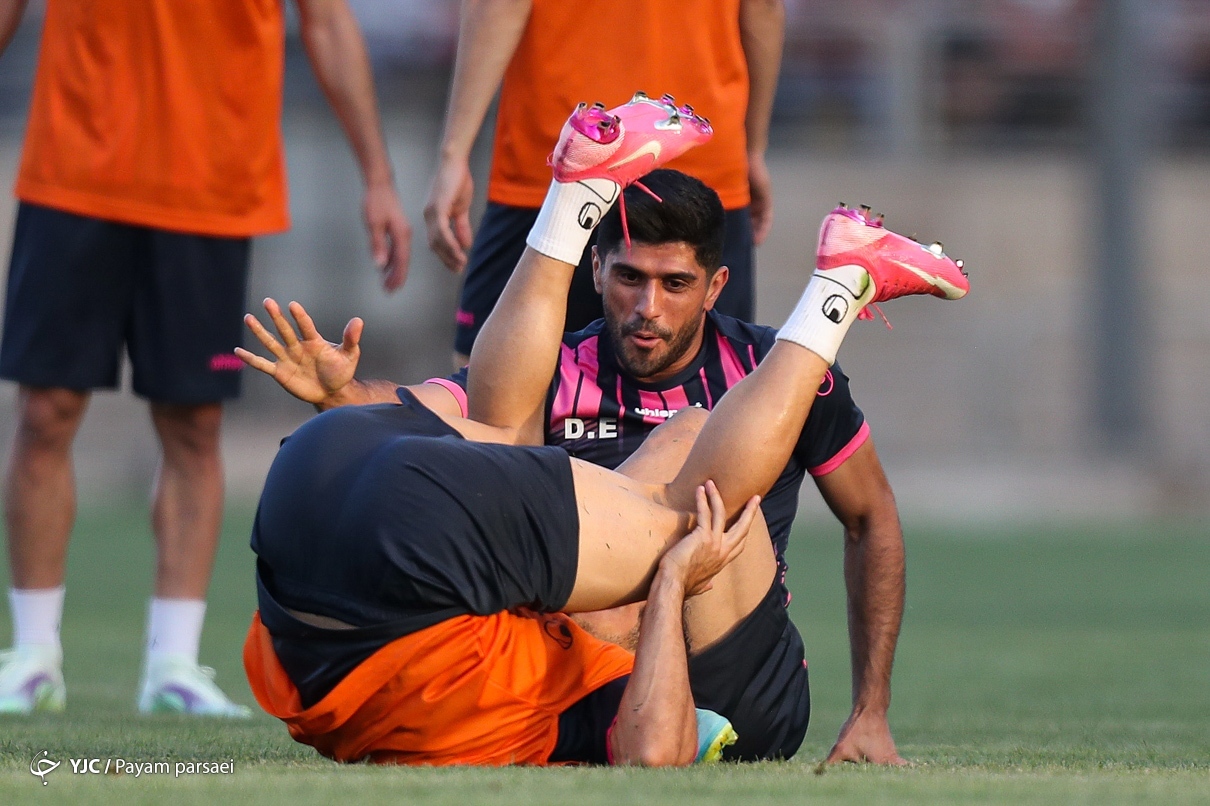 تصاویر: تمرین تیم فوتبال پرسپولیس