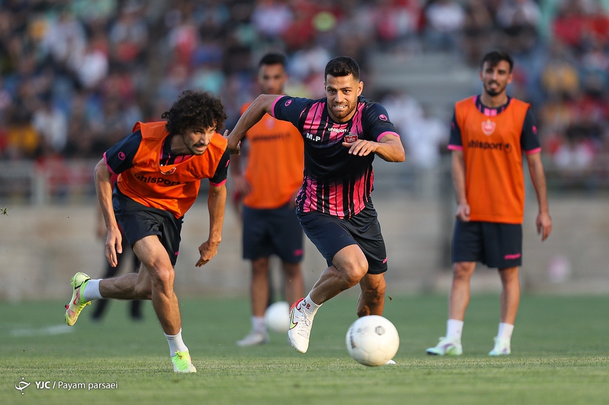 تصاویر: تمرین تیم فوتبال پرسپولیس