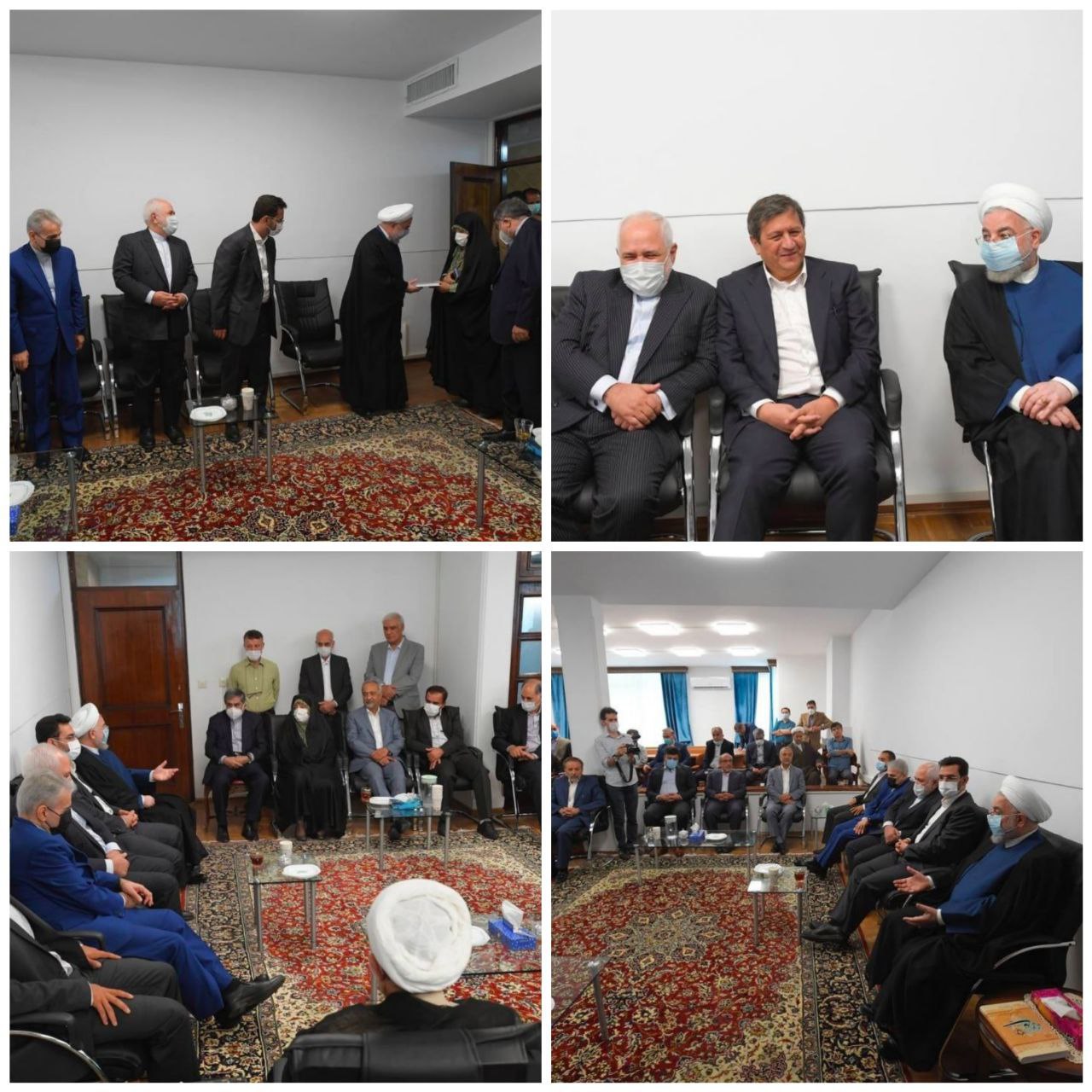 عید دیدنی روحانی و مسئولان دولتهای یازدهم و دوازدهم