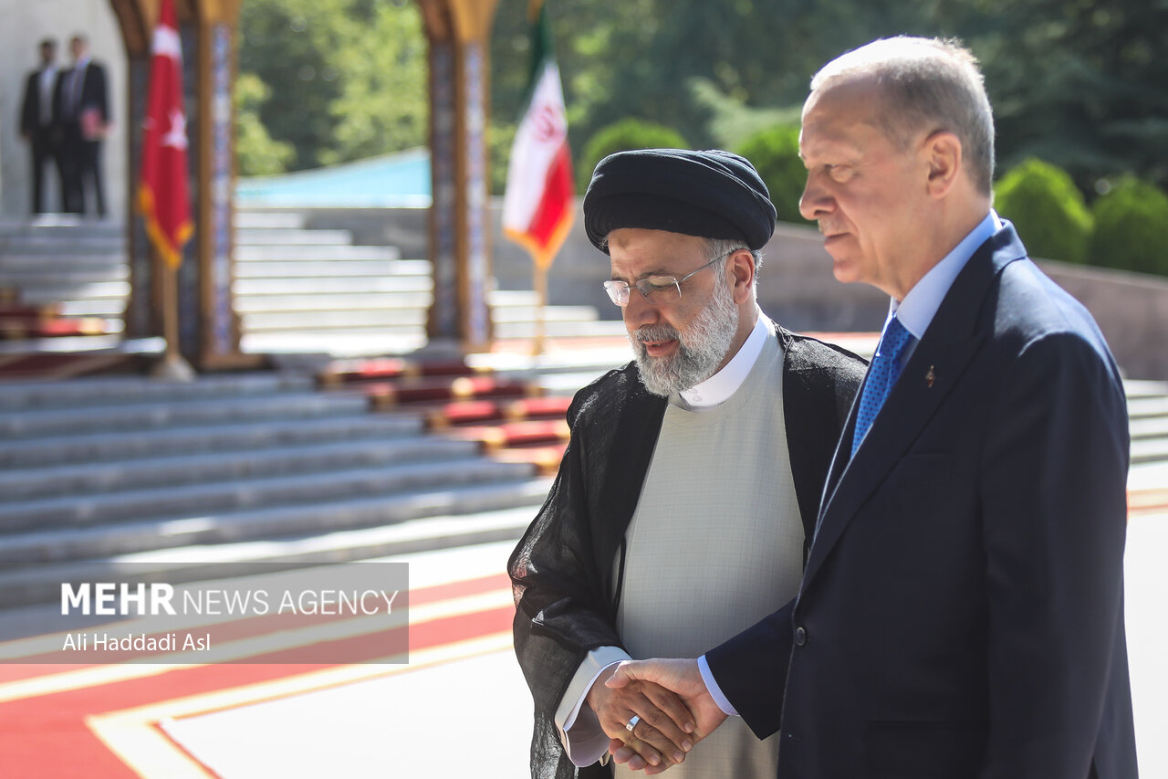 تصاویر: مراسم استقبال رسمی رئیسی از اردوغان رئیس جمهور ترکیه