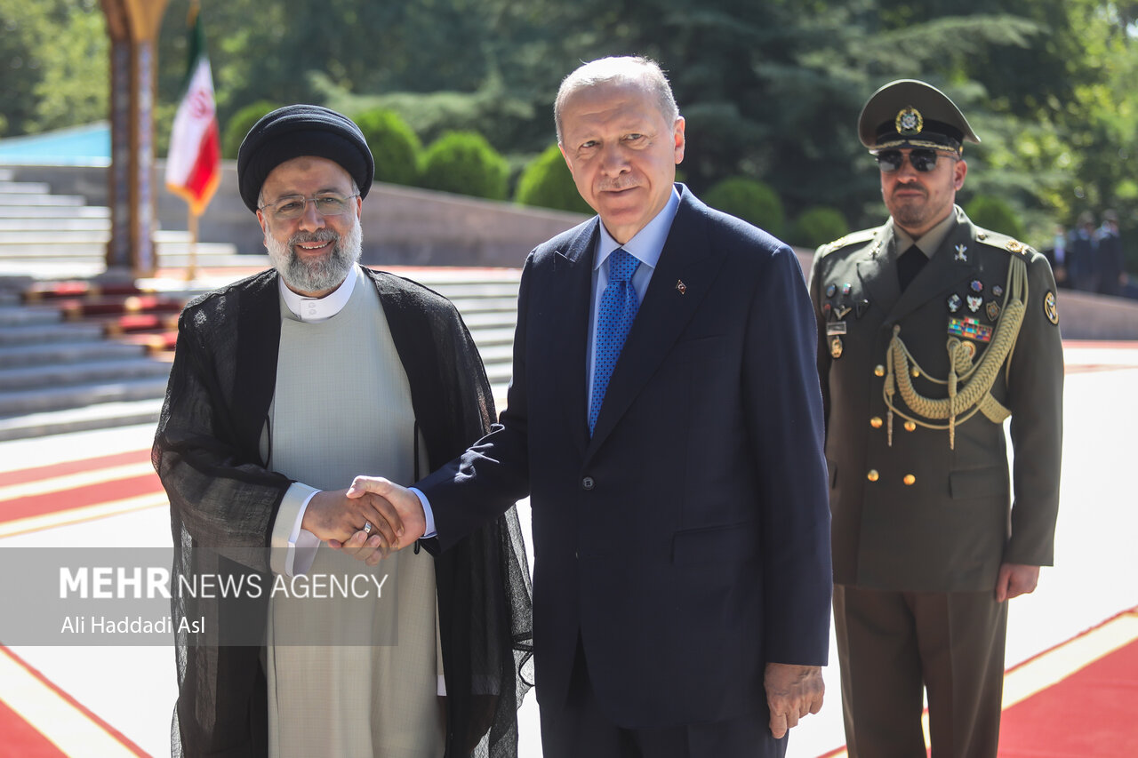 تصاویر: مراسم استقبال رسمی رئیسی از اردوغان رئیس جمهور ترکیه