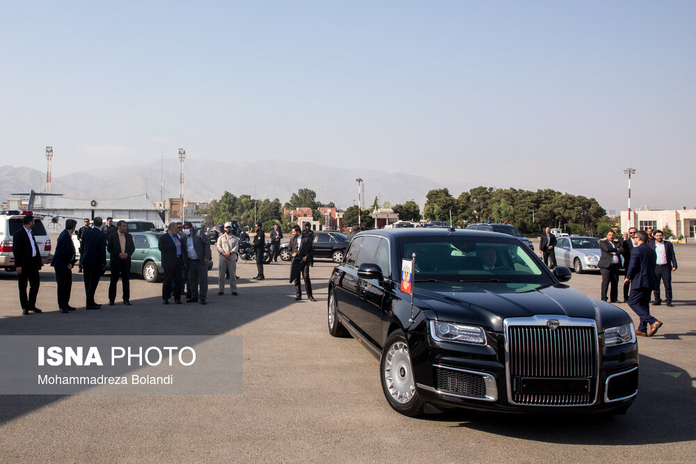 تصاویر: ورود ولادیمیر پوتین، رییس جمهور روسیه به تهران