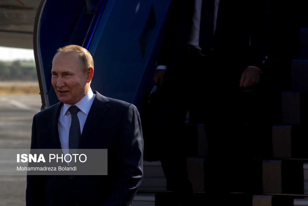 تصاویر: ورود ولادیمیر پوتین، رییس جمهور روسیه به تهران