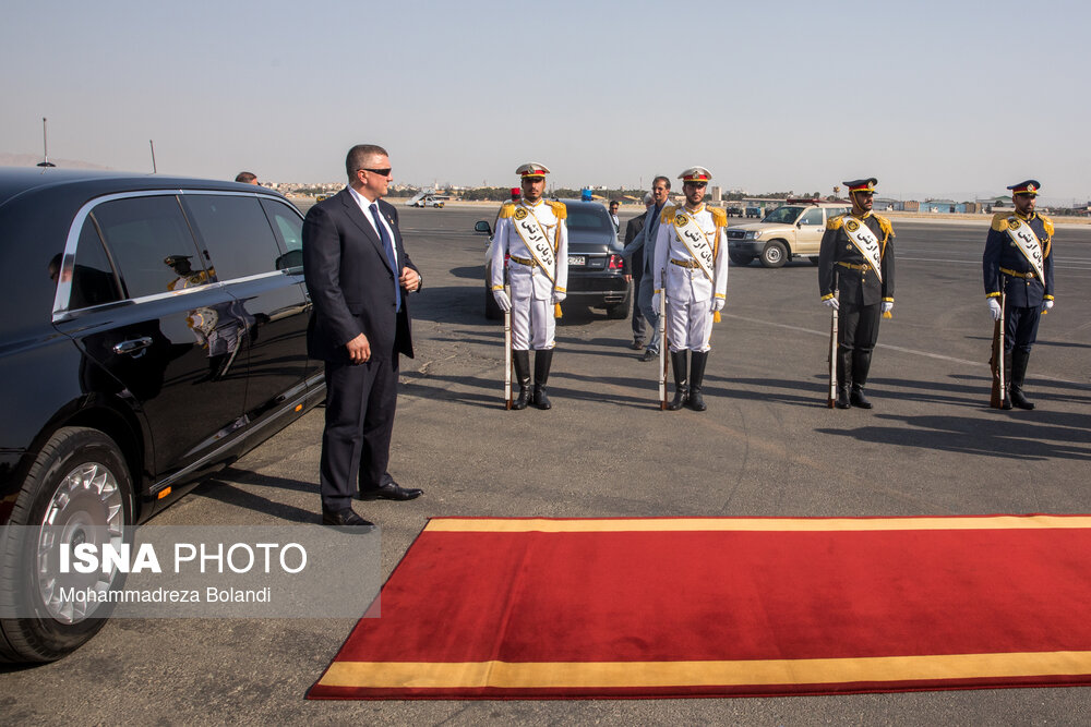 تصاویر: ورود ولادیمیر پوتین، رییس جمهور روسیه به تهران