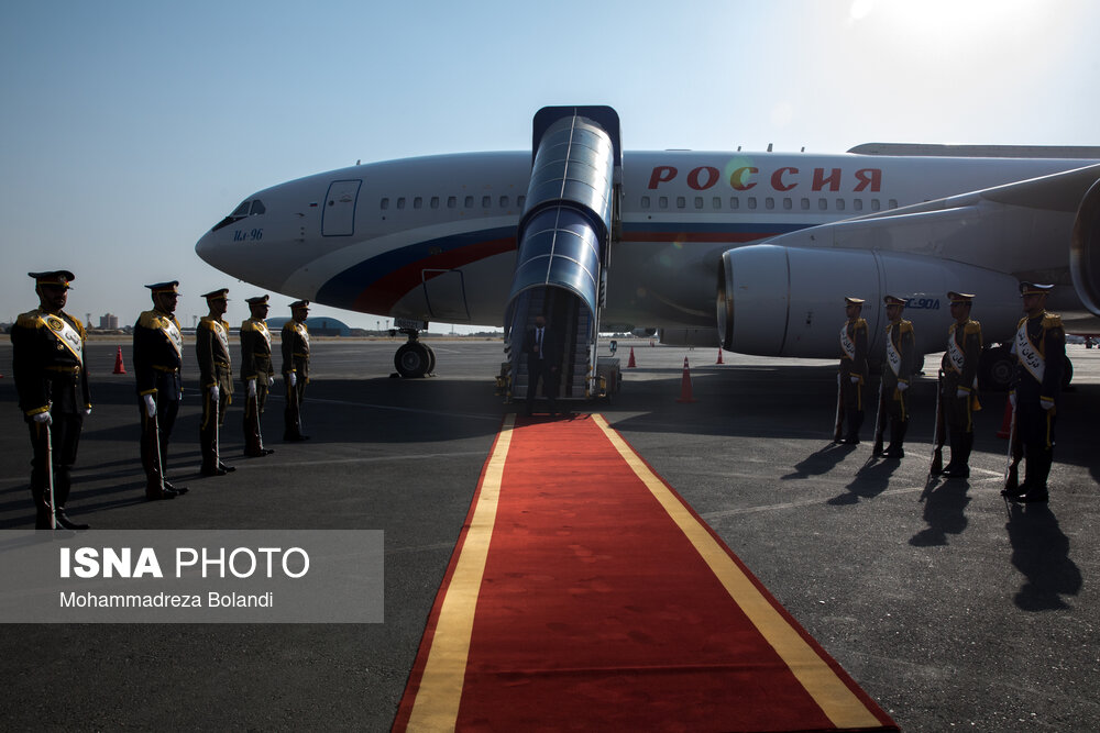 تصاویر: ورود ولادیمیر پوتین، رییس جمهور روسیه به تهران