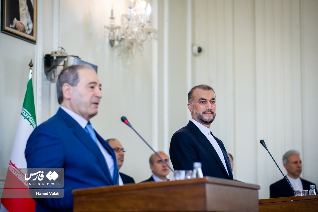 تصاویر: دیدار وزیر خارجه سوریه با امیرعبداللهیان