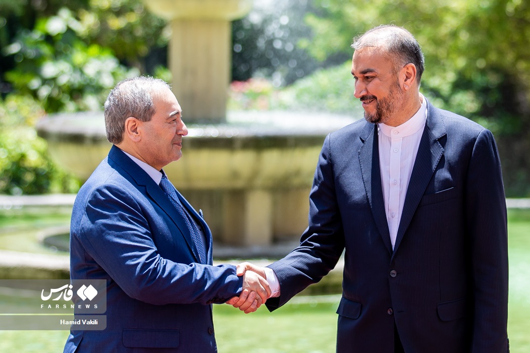 تصاویر: دیدار وزیر خارجه سوریه با امیرعبداللهیان