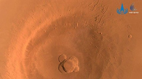 فضاپیمای چینی تصاویری تازه از کل سیاره مریخ را ثبت و ارسال کرد