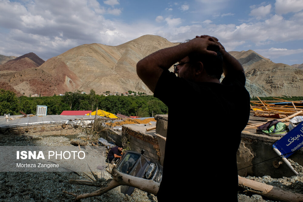 تصاویر: چهار روز پس از وقوع سیل در روستای مزداران فیروزکوه