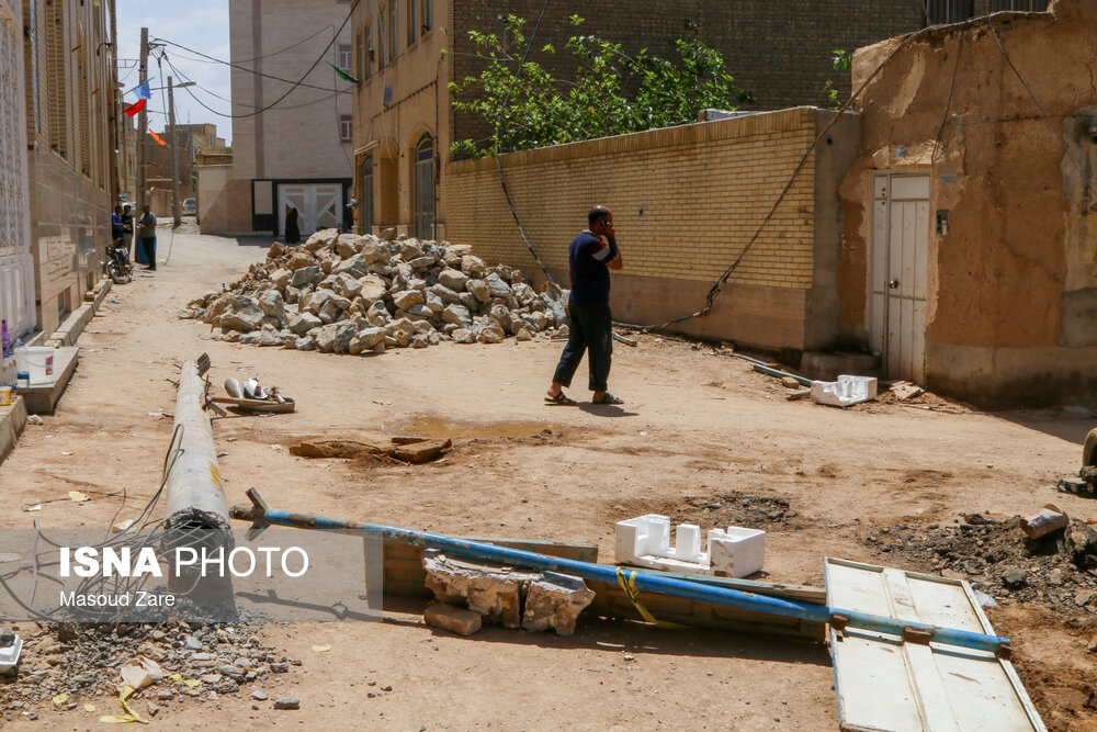 تصاویر: خسارات ناشی از سیل در یزد