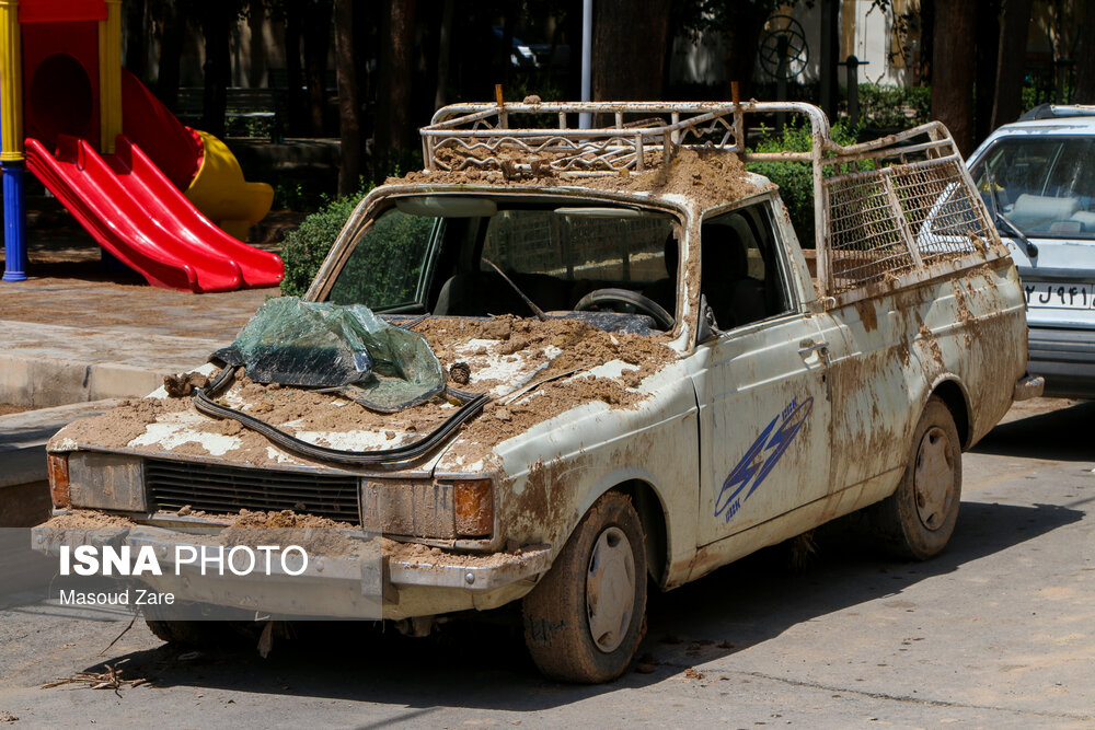تصاویر: خسارات ناشی از سیل در یزد