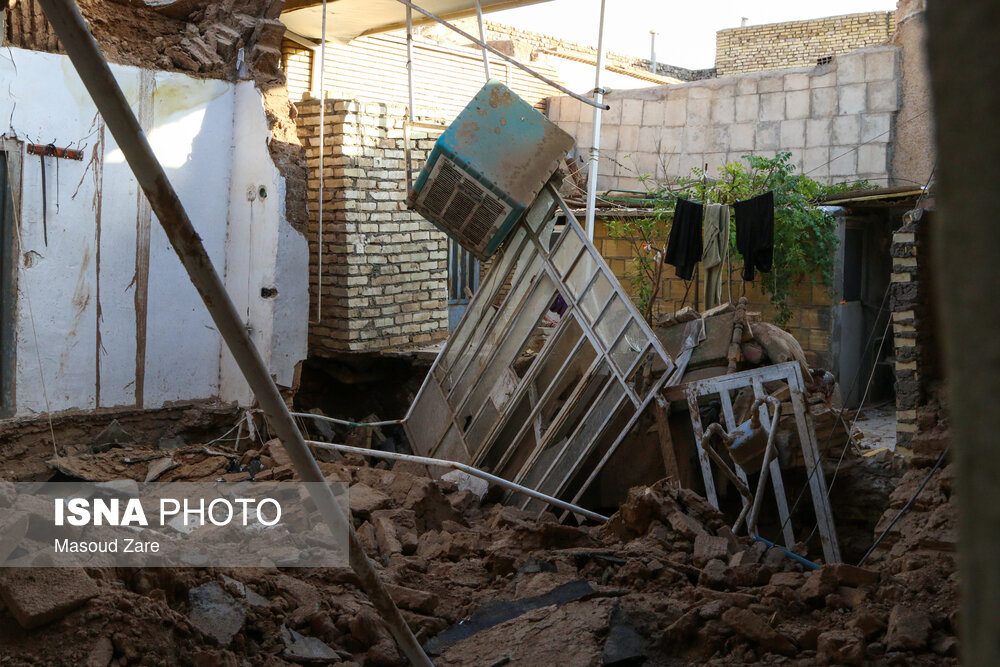 تصاویر: خسارات ناشی از سیل در یزد